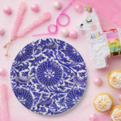 Lebhaftes Blumendesign Pappteller (Party)