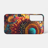 Lebhaftes Blumendesign Samsung Galaxy Hülle (Rückseite (Horizontal))