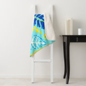 Lebhaftes Blumendesign Sherpadecke (Beispiel)