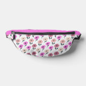 Lebhaftes Blumenmuster Bauchtasche (Ablage )