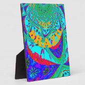 Lebhaftes Blumenmuster: brasilianischer Tribute Ea Fotoplatte (Seite)