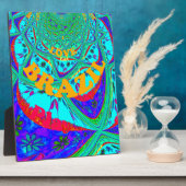 Lebhaftes Blumenmuster: brasilianischer Tribute Ea Fotoplatte (Seite)