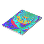 Lebhaftes Blumenmuster: brasilianischer Tribute Ea Notizblock (Rotiert)