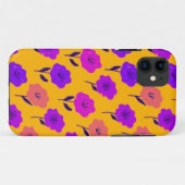 Lebhaftes Blumenmuster Case-Mate iPhone Hülle (Rückseite (Horizontal))