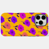 Lebhaftes Blumenmuster Case-Mate iPhone Hülle (Rückseite (Horizontal))