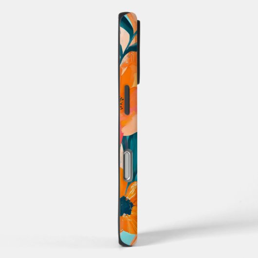 Lebhaftes Blumenmuster Case-Mate iPhone Hülle (Rückseite / Rechts)