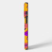 Lebhaftes Blumenmuster Case-Mate iPhone Hülle (Rückseite / Links)