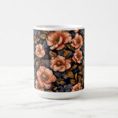 Lebhaftes Blumenmuster Kaffeetasse (Mittel)