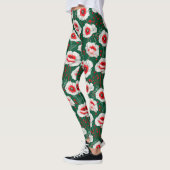 Lebhaftes Blumenmuster Leggings (Links)