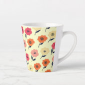 Lebhaftes Blumenmuster Milchtasse (Rechts)