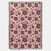 Lebhaftes Blumenmuster mit bunten Blume Decke (Vorderseite Vertikal)