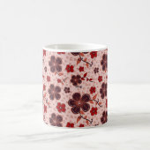 Lebhaftes Blumenmuster mit bunten Blume Kaffeetasse (Mittel)