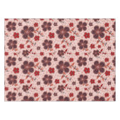 Lebhaftes Blumenmuster mit bunten Blume Tischdecke (Vorderseite (Horizontal))