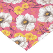 Lebhaftes Blumenmuster Mittelgroßer Tischläufer (Ecke)