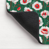 Lebhaftes Blumenmuster Mousepad (Ecke)