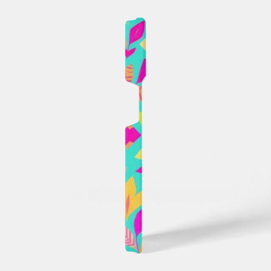 Lebhaftes Blumenmuster-Muster Telefongehäuse iPhone Hülle (Rechte Seite)