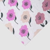 Lebhaftes Blumenmuster Seidenpapier (Detail)