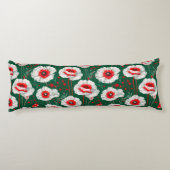 Lebhaftes Blumenmuster Seitenschläferkissen (Rückseite)