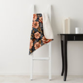 Lebhaftes Blumenmuster Sherpadecke (Beispiel)