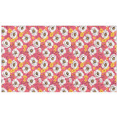 Lebhaftes Blumenmuster Tischdecke (Vorderseite (Horizontal))