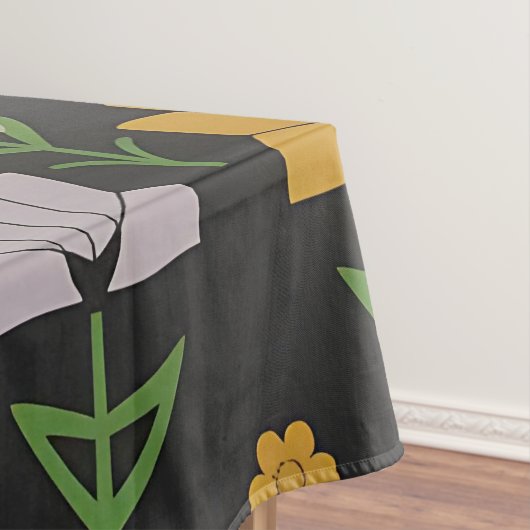 Lebhaftes Blumenmuster Tischdecke (Beispiel)