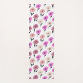 Lebhaftes Blumenmuster Yogamatte (Vorderseite)