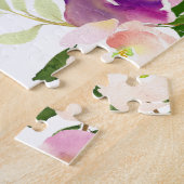 Lebhaftes Blut | Personalisiert sei mein Blumenmäd Puzzle (Seite)