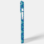 Lebhaftes Boho Chic Blumenmuster Case-Mate iPhone Hülle (Rückseite / Links)