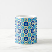 Lebhaftes Boho Chic Blumenmuster Kaffeetasse (Mittel)