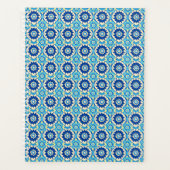 Lebhaftes Boho Chic Blumenmuster Planer (Vorderseite)