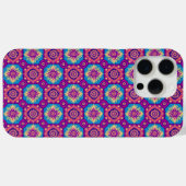 Lebhaftes Boho Chic Mandala Blumenmuster Case-Mate iPhone Hülle (Rückseite (Horizontal))