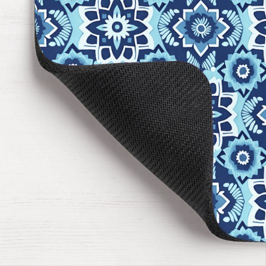 Lebhaftes Boho Chic Mandala Pattern Mousepad (Ecke)