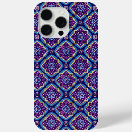 Lebhaftes Boho geometrisches Muster Case-Mate iPhone Hülle (Rückseite)