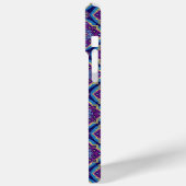 Lebhaftes Boho geometrisches Muster Case-Mate iPhone Hülle (Rückseite / Links)