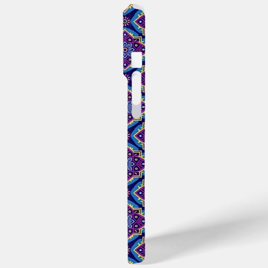Lebhaftes Boho geometrisches Muster Case-Mate iPhone Hülle (Rückseite / Links)