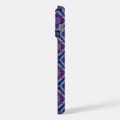 Lebhaftes Boho geometrisches Muster iPhone Hülle (Linke Seite)