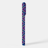 Lebhaftes Boho geometrisches Muster iPhone Hülle (Rechte Seite)