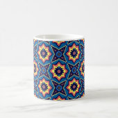 Lebhaftes Boho geometrisches Muster Kaffeetasse (Mittel)