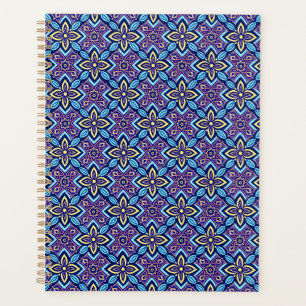 Lebhaftes Boho geometrisches Muster Planer