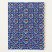 Lebhaftes Boho geometrisches Muster Planer (Rückseite)