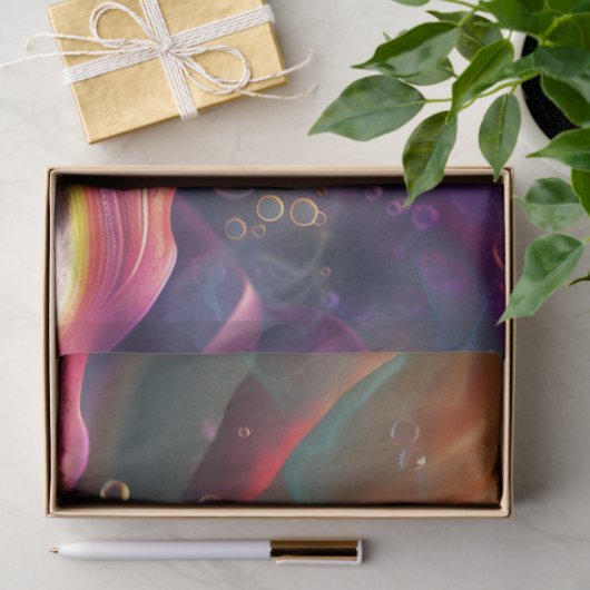 Lebhaftes Calla Lillie Translucent Bubble Decoupag Seidenpapier (Geschenk)