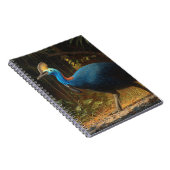 Lebhaftes Cassowary-Jungle-Notebook Notizblock (Rechte Seite)