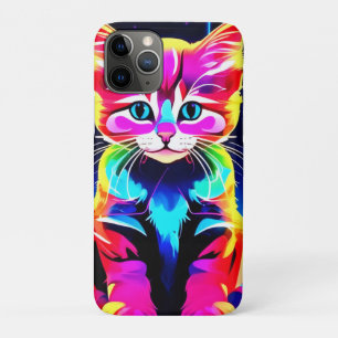 Lebhaftes Cat Artwork Case-Mate iPhone Hülle