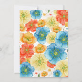 Lebhaftes Celestial Floral Garden Boho Brautparty Einladung (Rückseite)