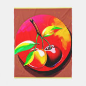 Lebhaftes Cherry Duo Fleecedecke (Vorderseite)