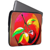 Lebhaftes Cherry Duo Laptopschutzhülle (Vorne Rechts)