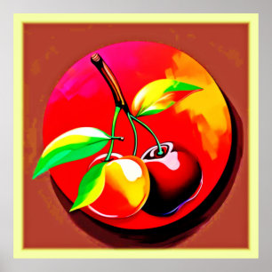 Lebhaftes Cherry Duo Poster