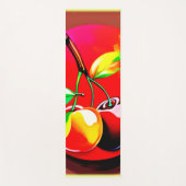 Lebhaftes Cherry Duo Yogamatte (Vorderseite)