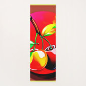 Lebhaftes Cherry Duo Yogamatte (Rückseite)