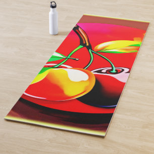 Lebhaftes Cherry Duo Yogamatte